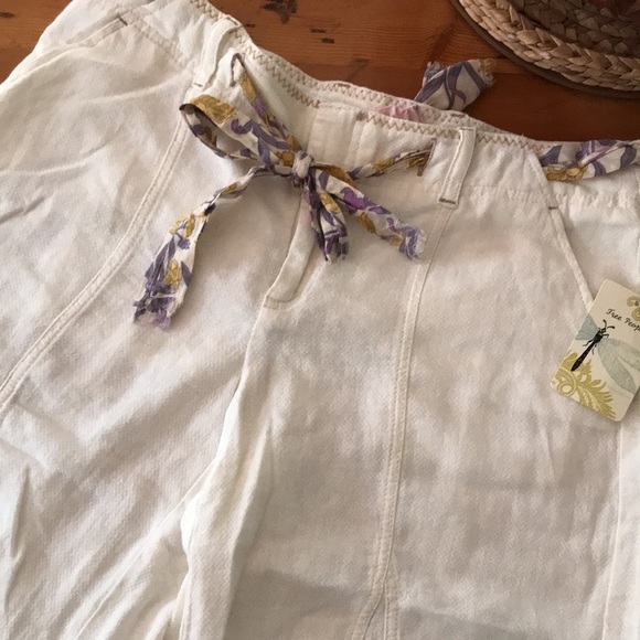 🌸Free People Linen Shorts - Picture 1 of 12